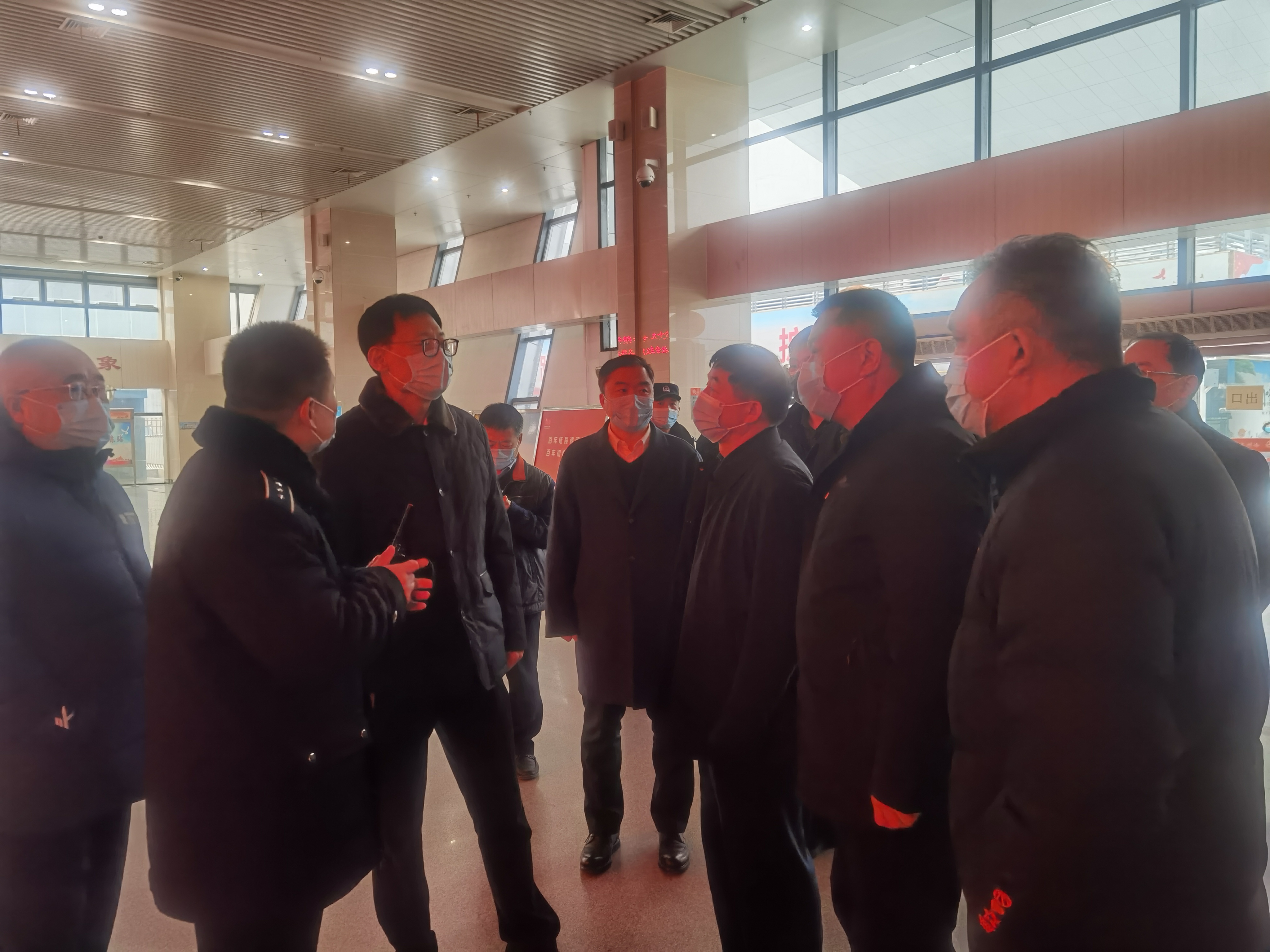 副市長(cháng)趙立群到汽車(chē)東站檢查安全生產(chǎn)和疫情防控工作